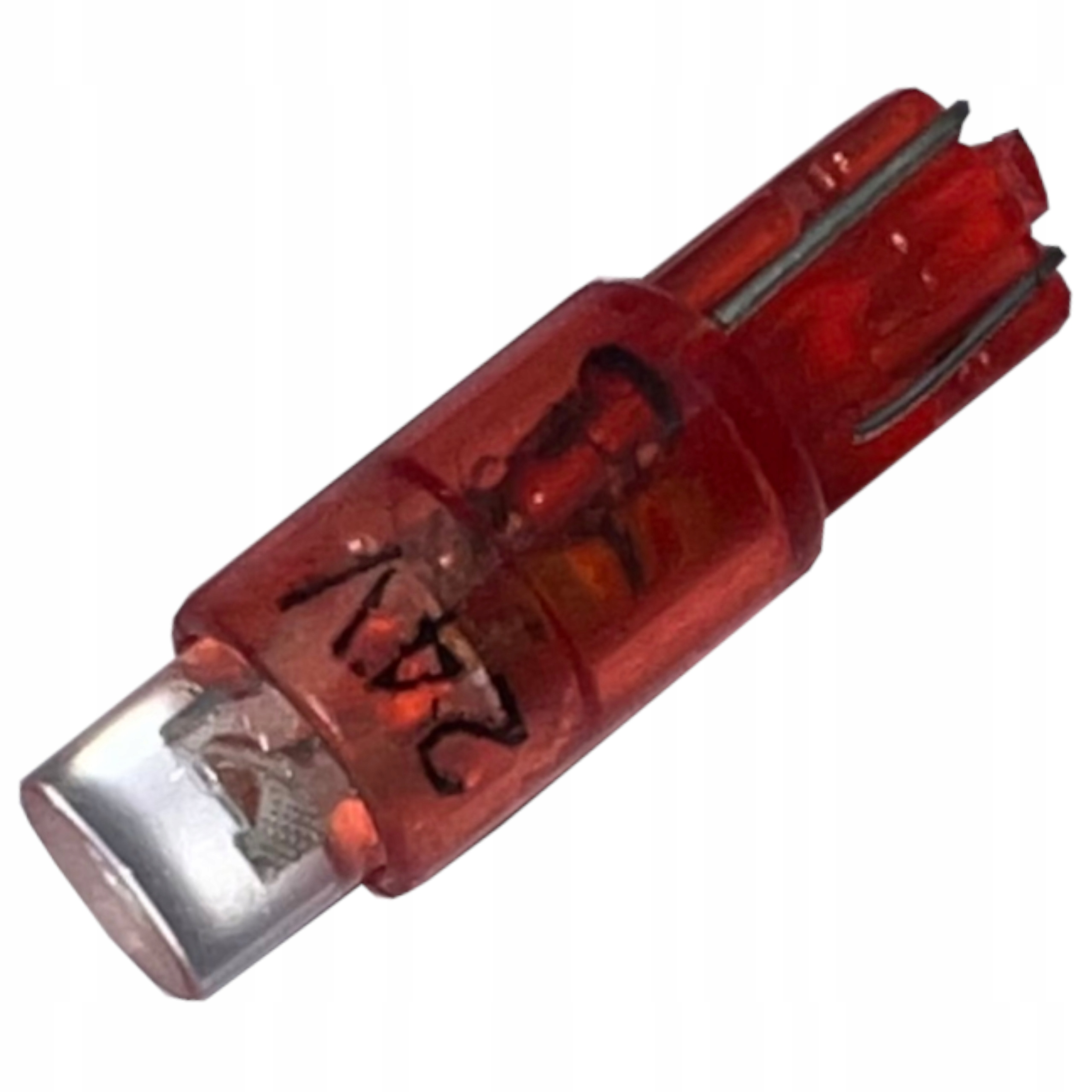 

żarówka Led T5 R5 w1,2w w2,3w zegary 24v czerwona