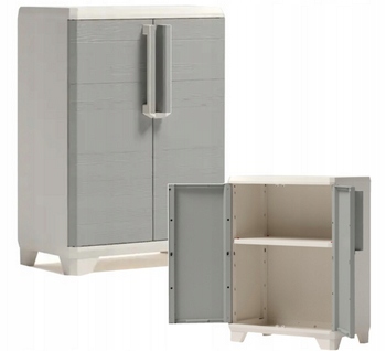 Dielenská skrinka Keter Linear Wood Nízka