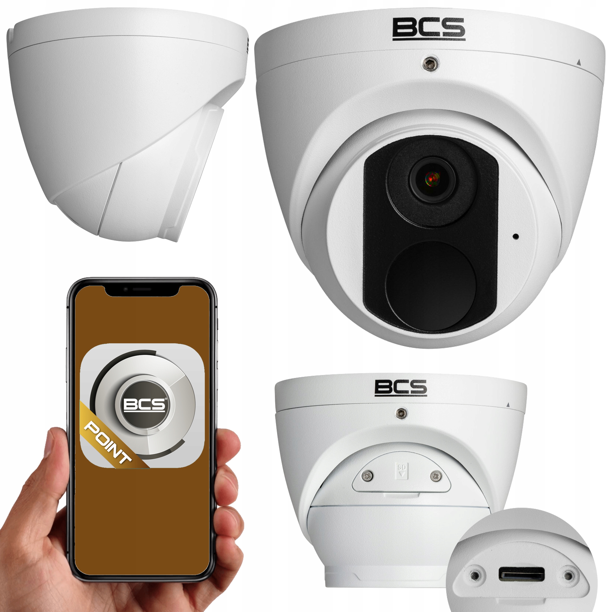 Kamera Kopułowa Ip Bcs Point 4MP BCS-P-EIP14FSR3