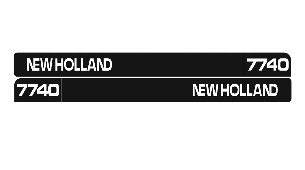 Samolepky s nálepkou New Holland 7740