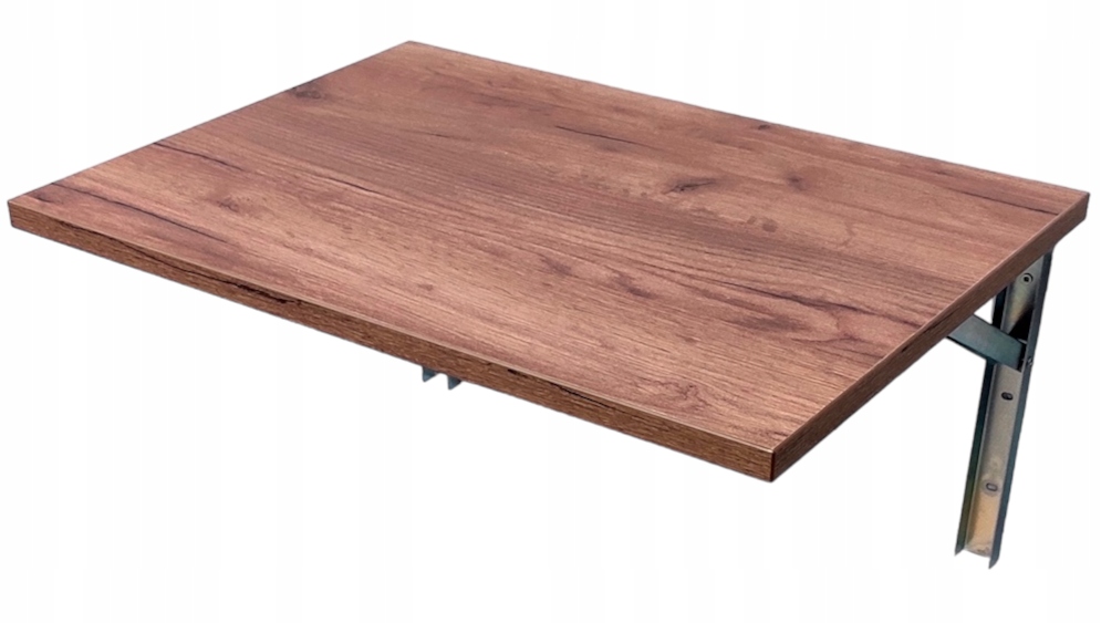 STOLIK ŚCIENNY SKŁADANY półka składana dąb tobacco