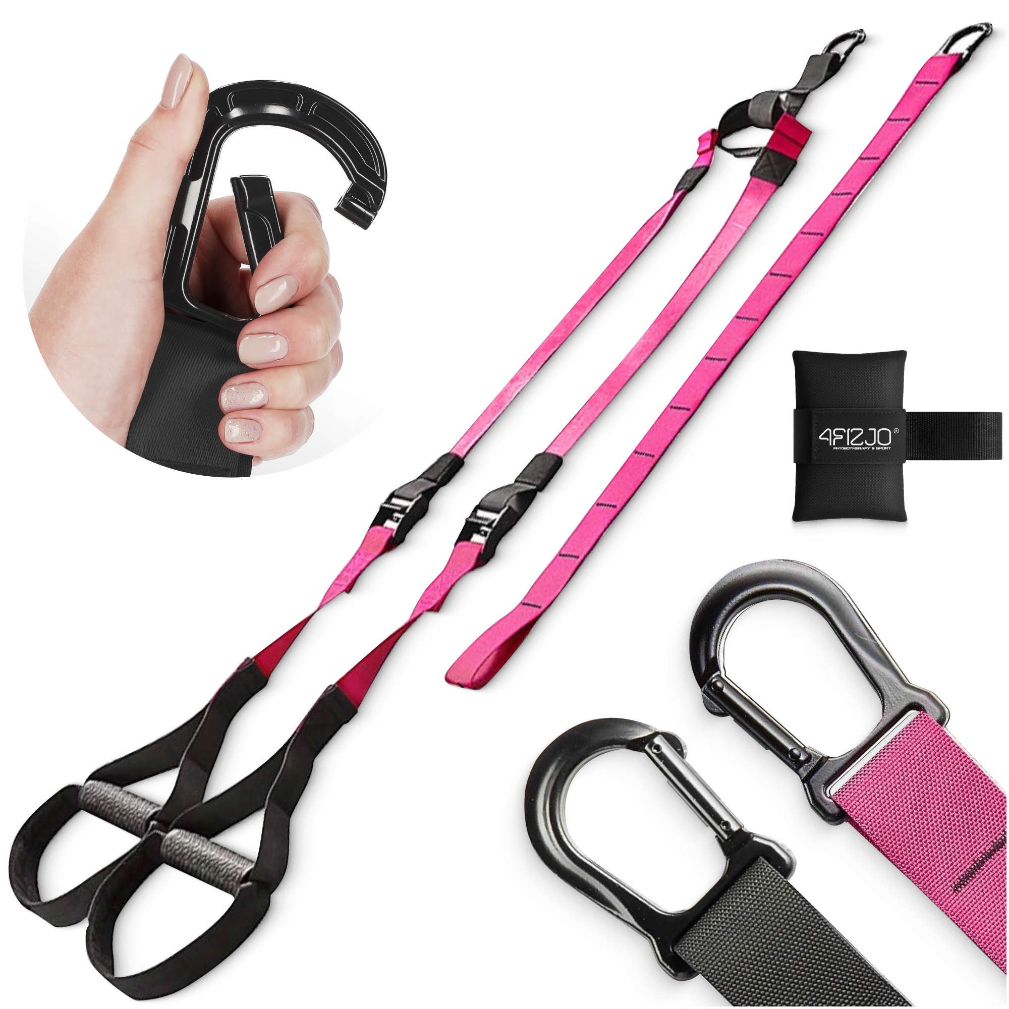 Taśmy Treningowe Podwieszane Pasy Materiałowe Do Treningu Crossfit Fitness