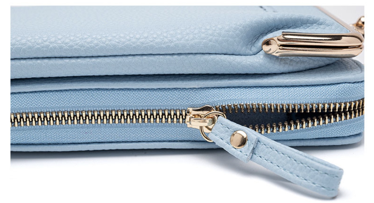 Torebka pikowana na telefon kopertówka EKO SKÓRA Marka Sajbazar