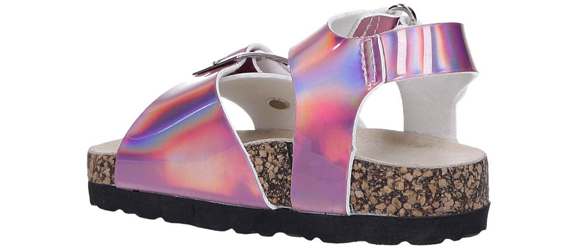 SANDAŁY HOLOGRAFICZNE DZIEWCZĘCE NA RZEPY KORKOWE Płeć dziewczynki