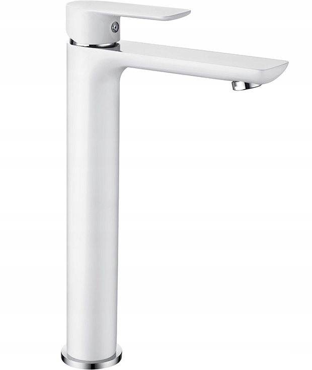 Mexen Alfa Bateria Umywalkowa Wysoka Biała Chrom