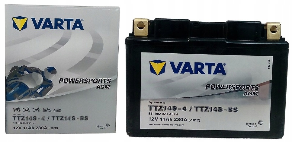 Akumulator VARTA TTZ14S-BS/TZ14S-BS 12V 11Ah 230A
