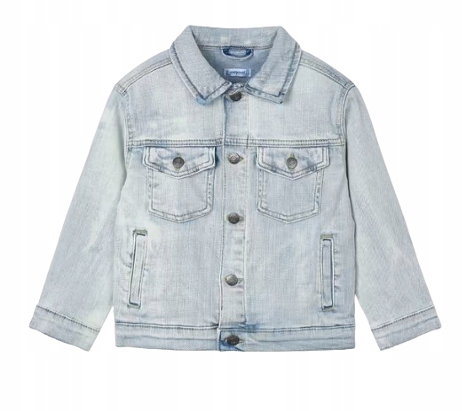 Kurtka chłopięca Mayoral 3421.24 katana jeans niebieska r.116