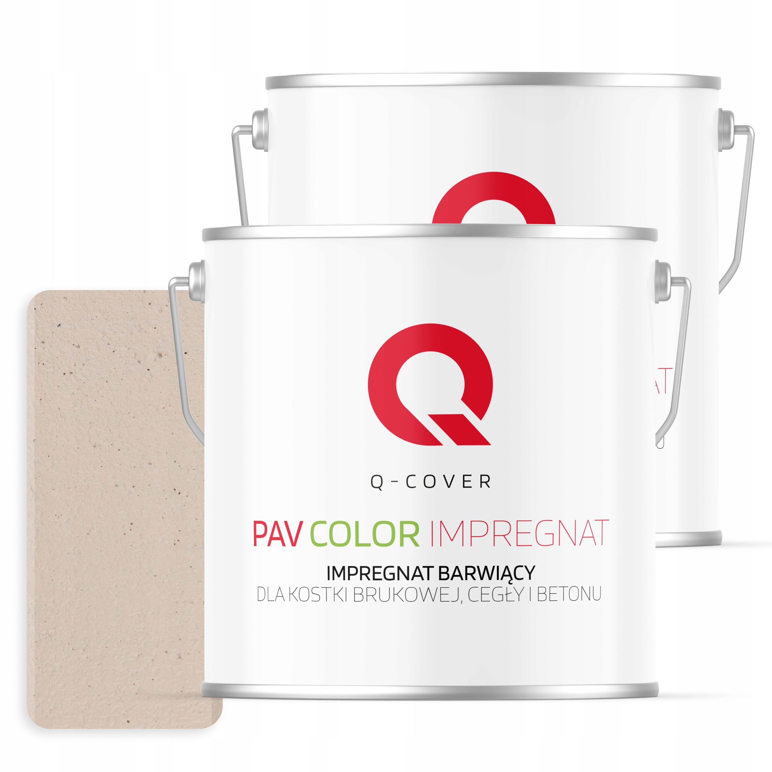 Impregnát Barvící kostka Bruk Mokrý Kámen 5L Barva Krémově béžová