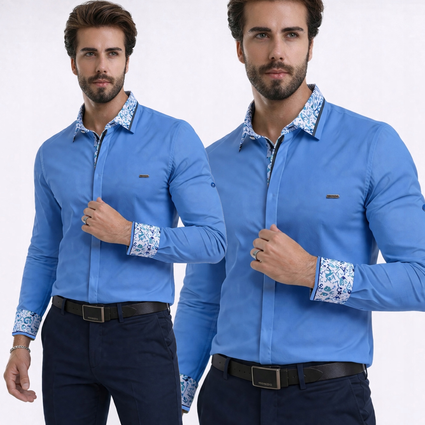 Pánská košile k obleku, elegantním obchodním kalhotám