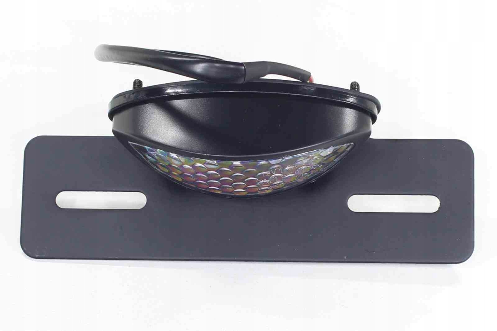 LAMPA TYŁ LED MOTOCYKL Z PODSTAWĄ POD TABLICĘ REJE Producent MotoRoy