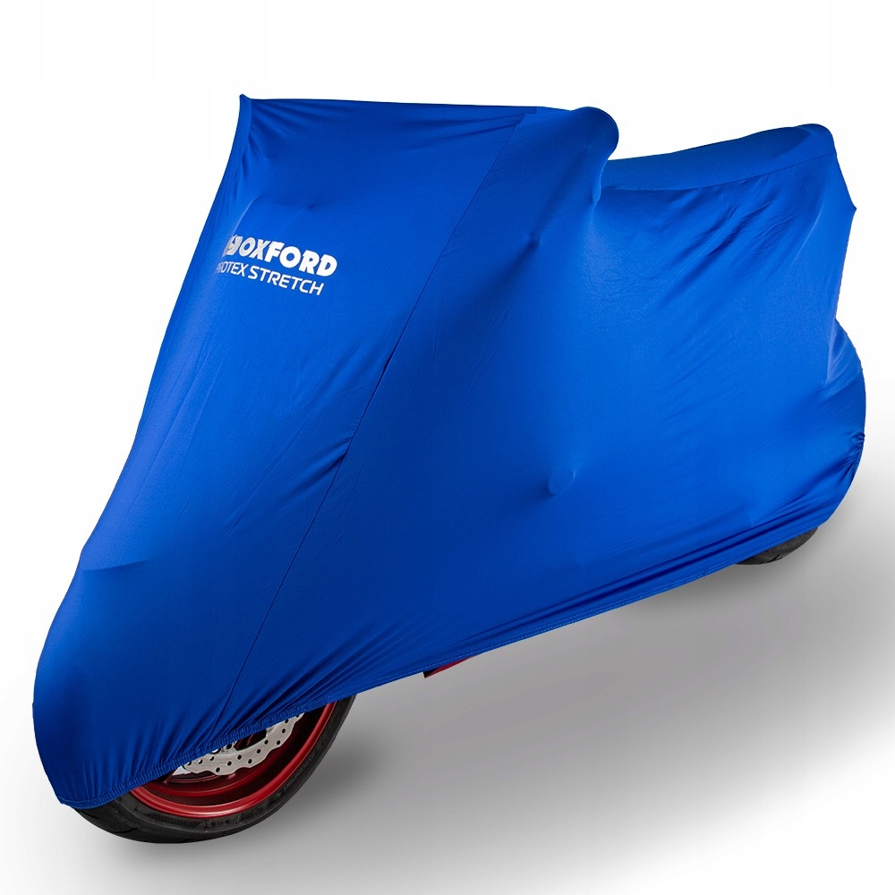 OXFORD POKROWIEC NA MOTOCYKL STRETCH NIEBIESKI S