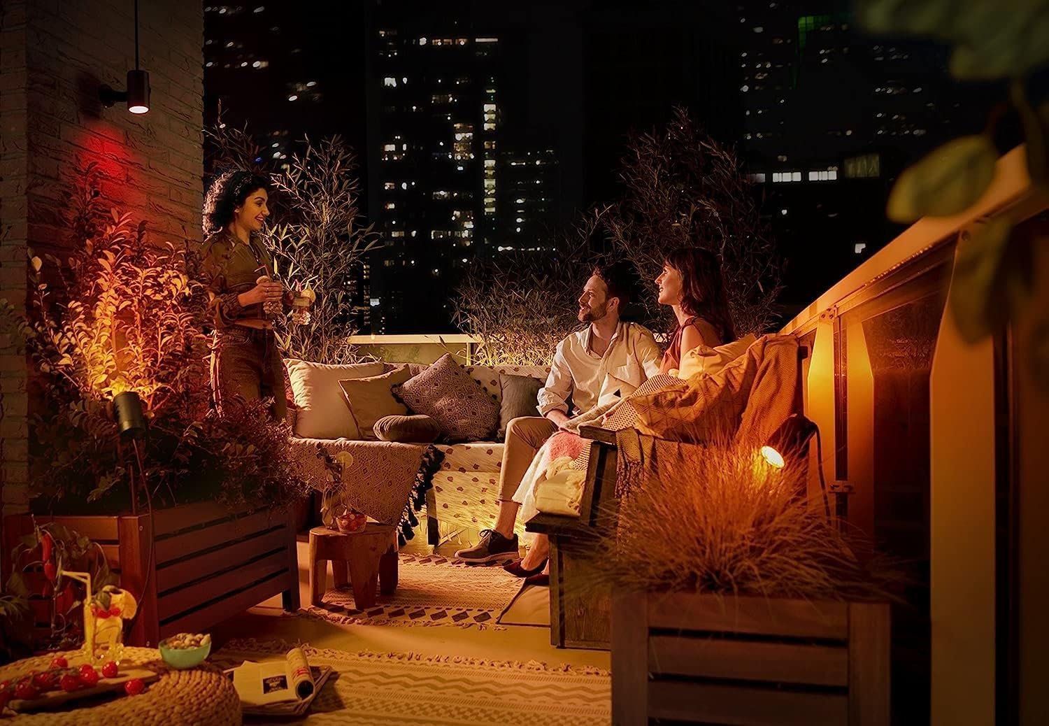 PHILIPS Hue White Color Ambiance Lily Zestaw Ogrodowy 3 Lampy Zewnętrzne — miniatura 9