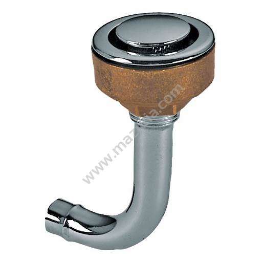 ODPOWIETRZNIK 90 STOPNI 16 MM MOSIADZ CHROM