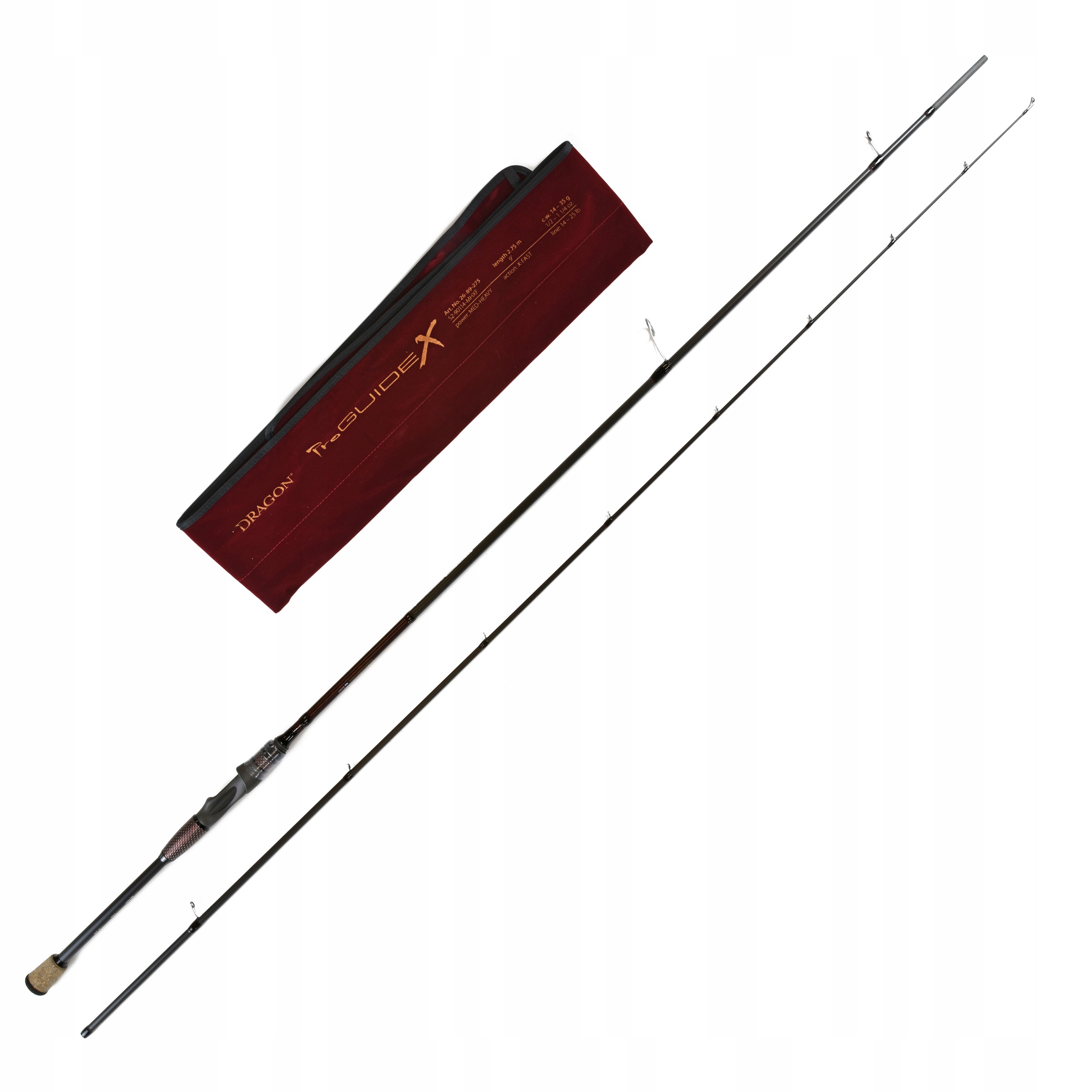 Wędka spinningowa Dragon Proguide X-Series Spin 2.75m 14-35g