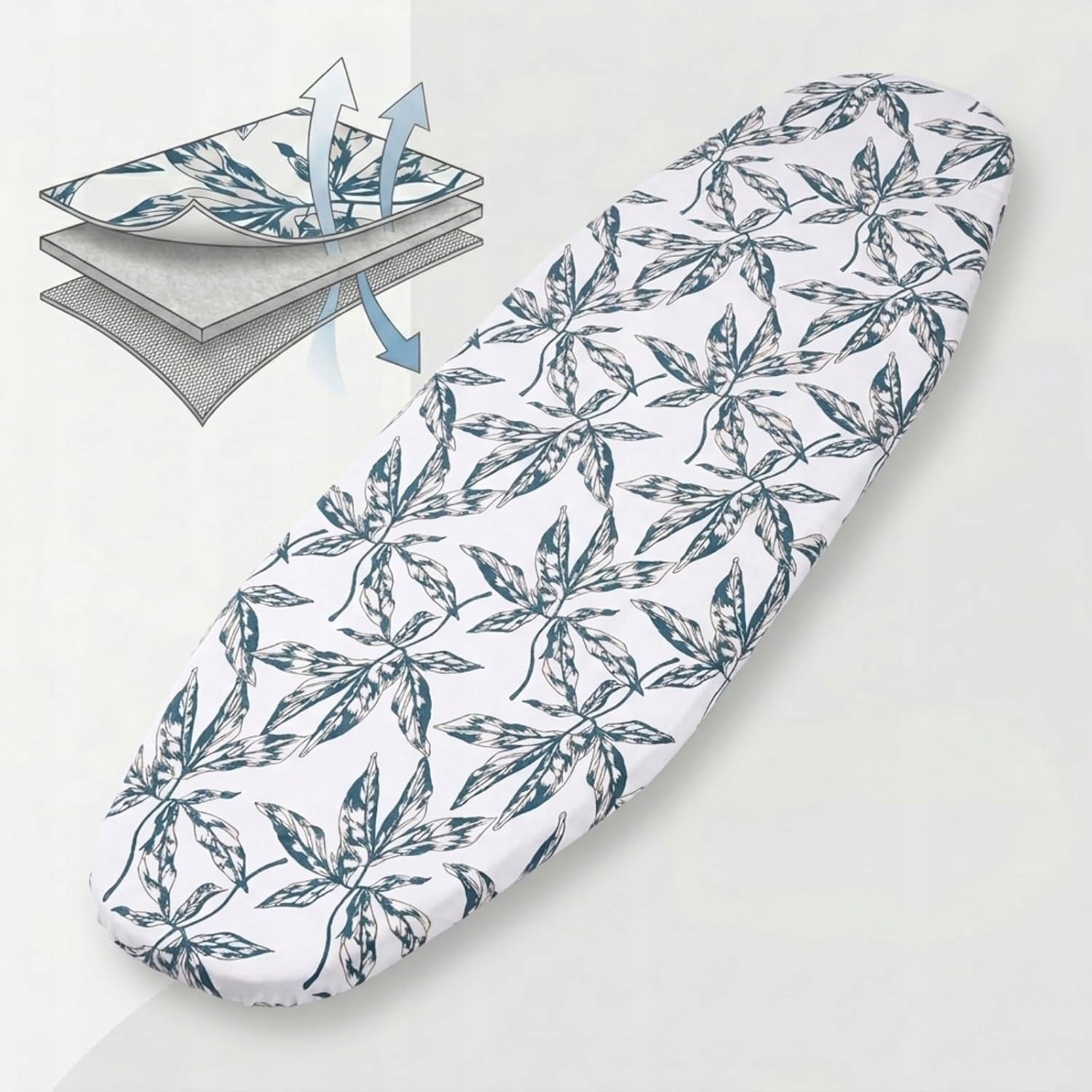 Allecto Obal na žehlicí prkna 115 x 35 cm Elastický a silný