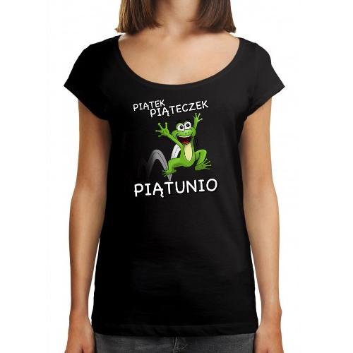 

Koszulka Damska Oversize Żaba Piątek rozm M