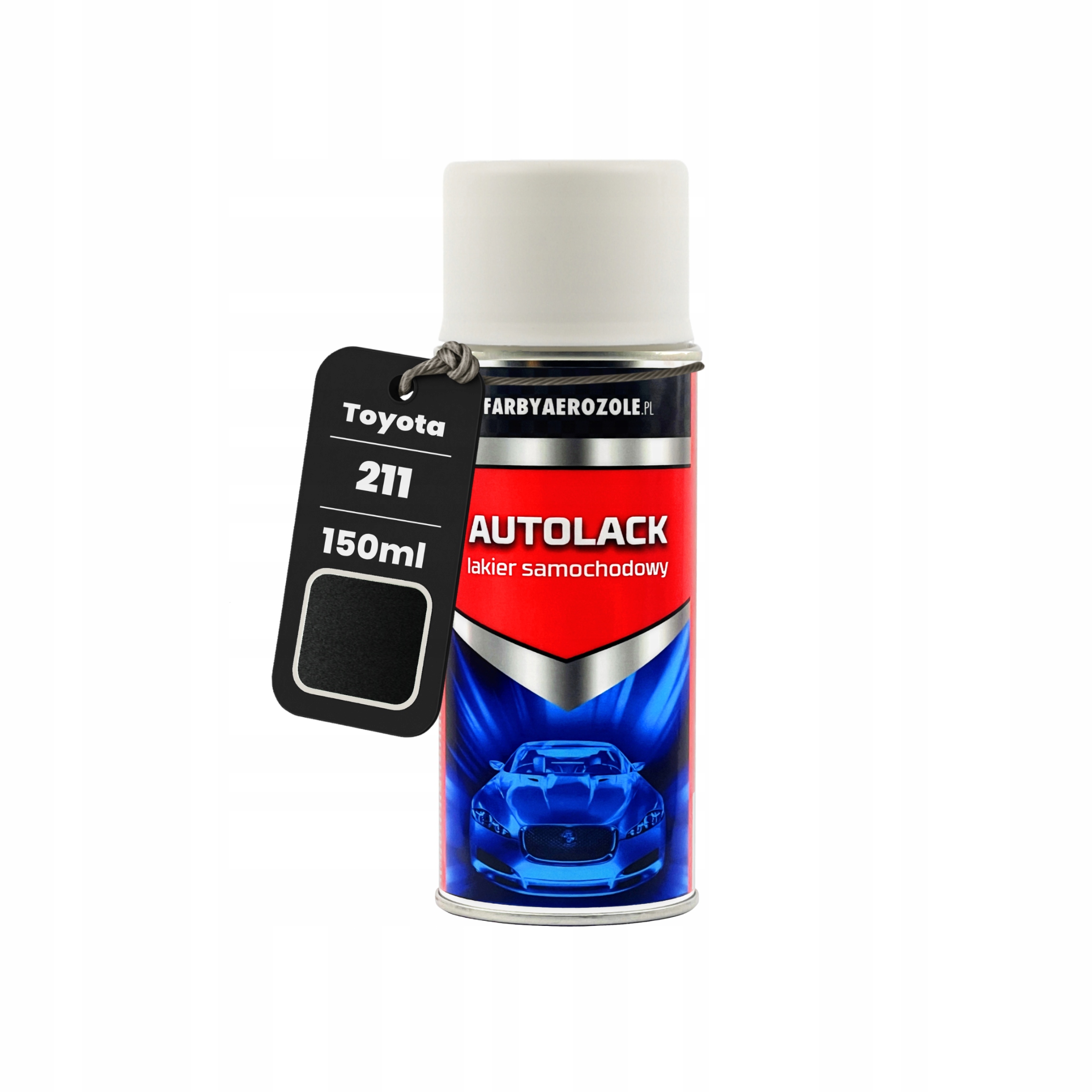 Toyota 211 Black Pearl Czarny Lakier Samochodowy Spray 150ml