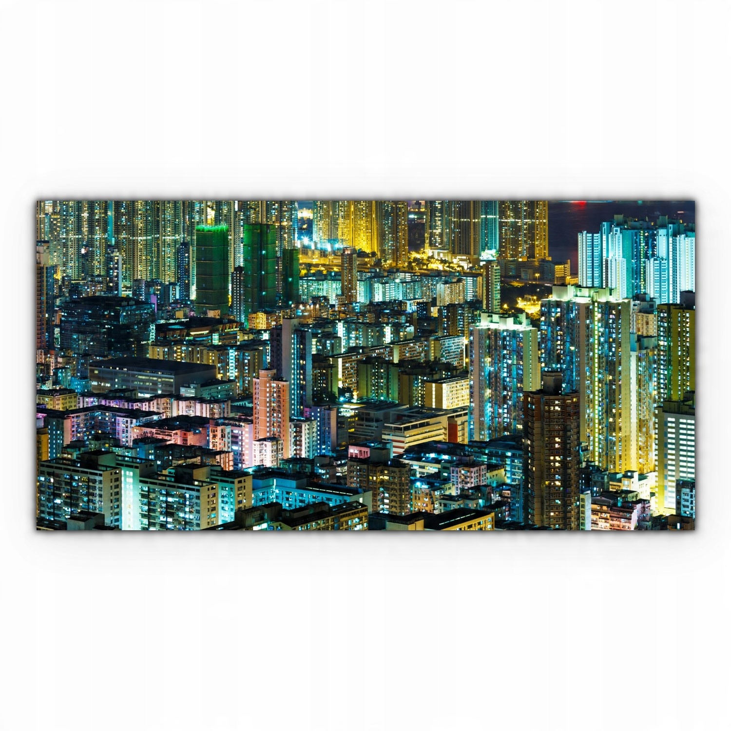 

Obraz canvas na ścianę 140x70 Hong Kong Miasto Noc
