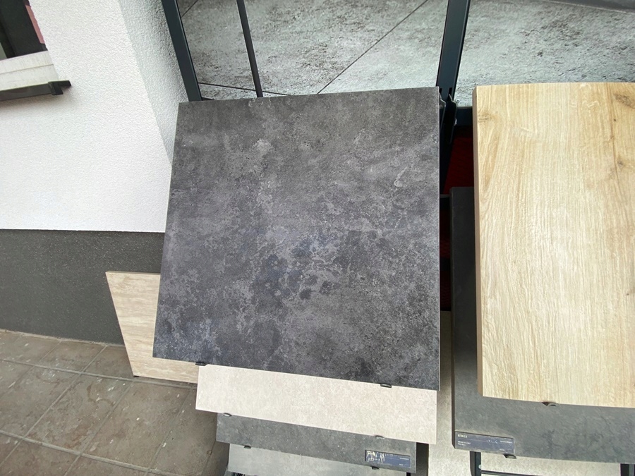 Gres taras Graphite 60x60 grubas 2.0