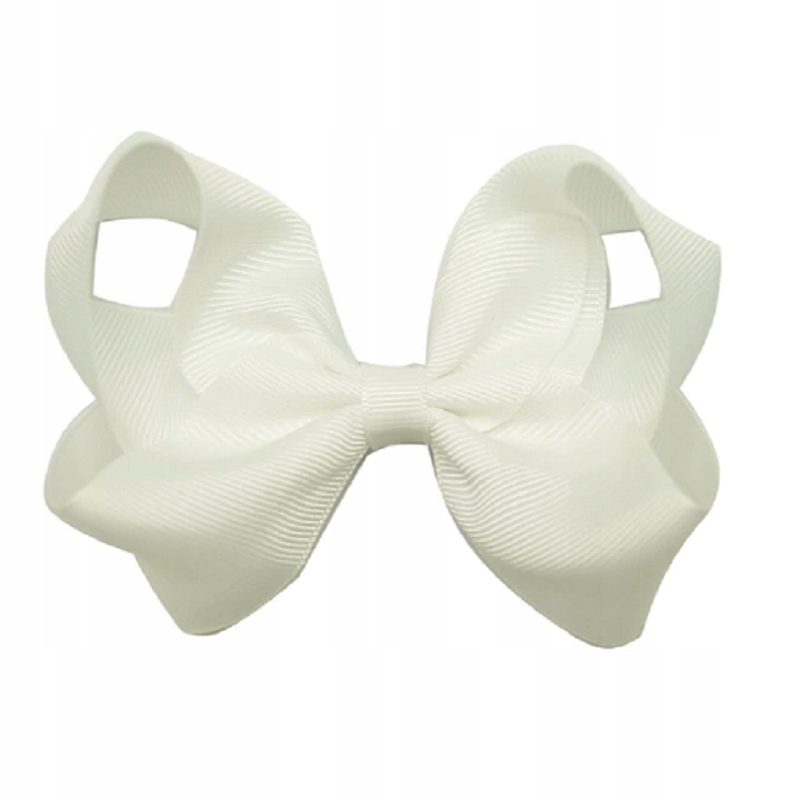 

Mała Kokardka Kokarda Dla Dziewczynki Spinka Biała