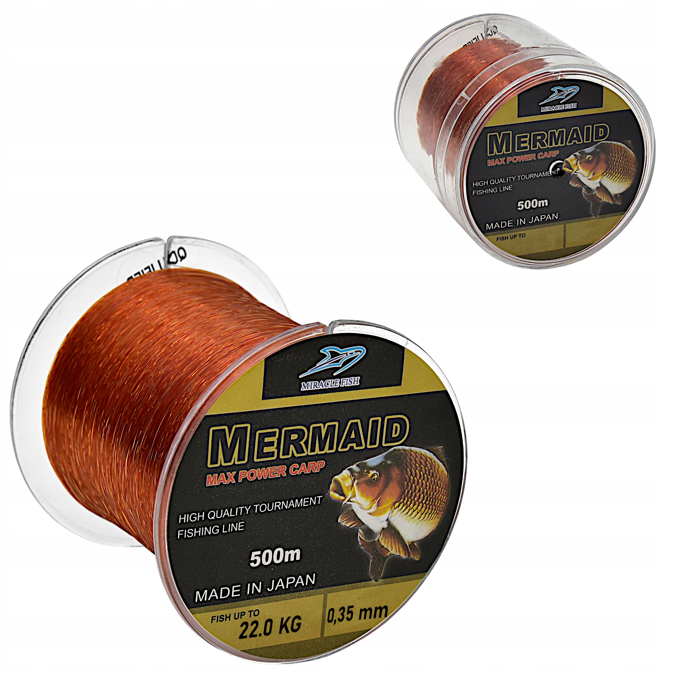 

Żyłka Wędkarska Mermaid Carp 0,35 mm /22 kg /500 m