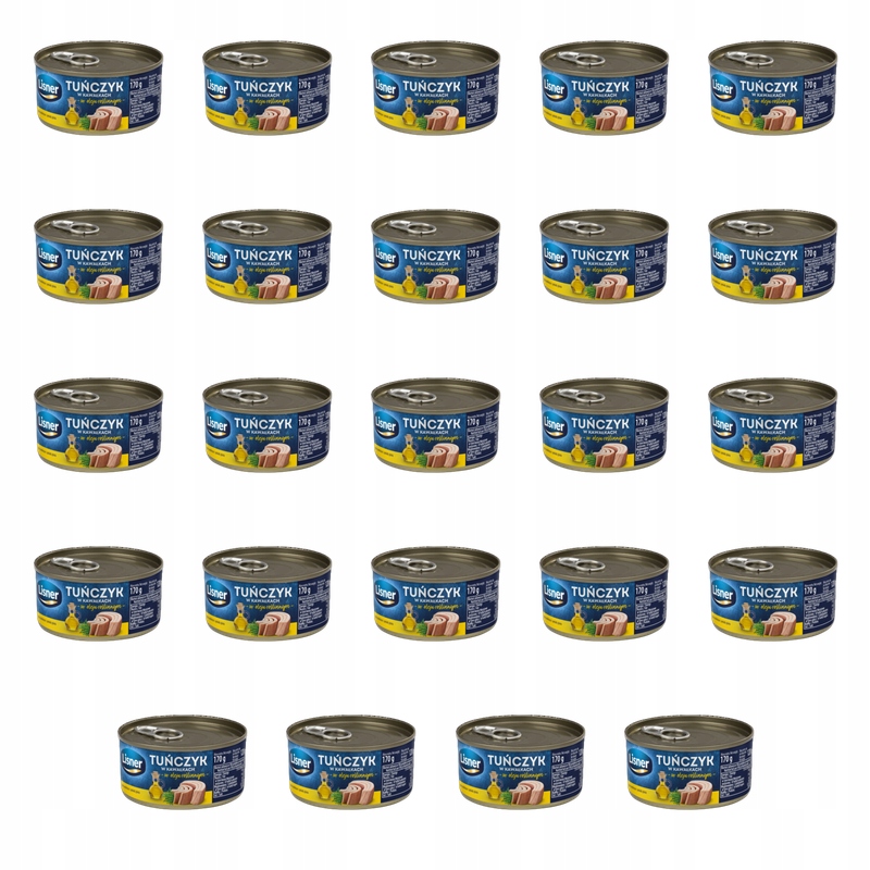 Tuńczyk w kawałkach w oleju słonecznikowym Lisner 170 g X24