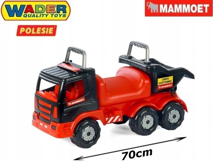 Duży Jeździk MAMMOET AUTO WYWROTKA PCHACZ + KASK Kod producenta 67159