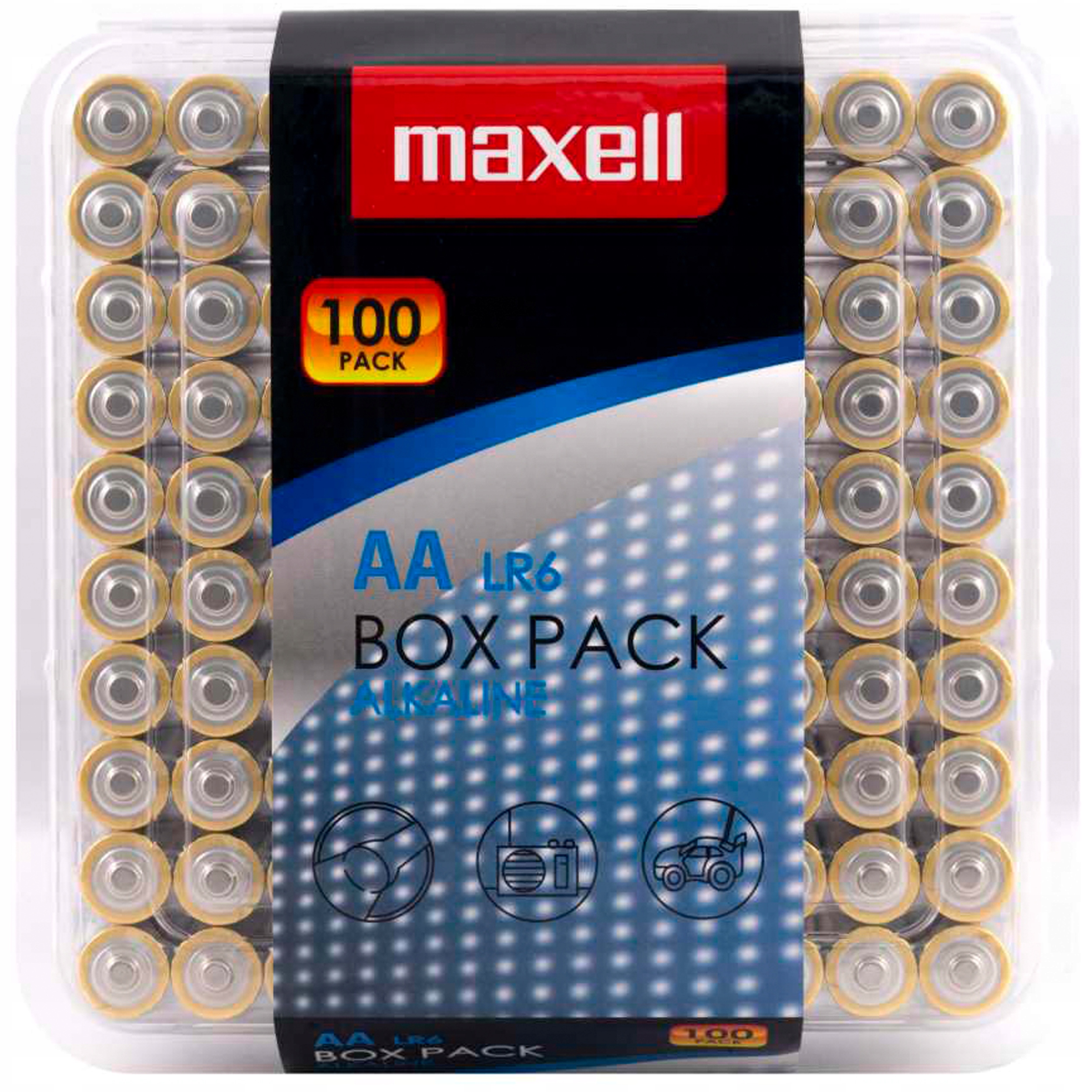 Bateria alkaliczna Maxell AA R6 LR6 100 szt.