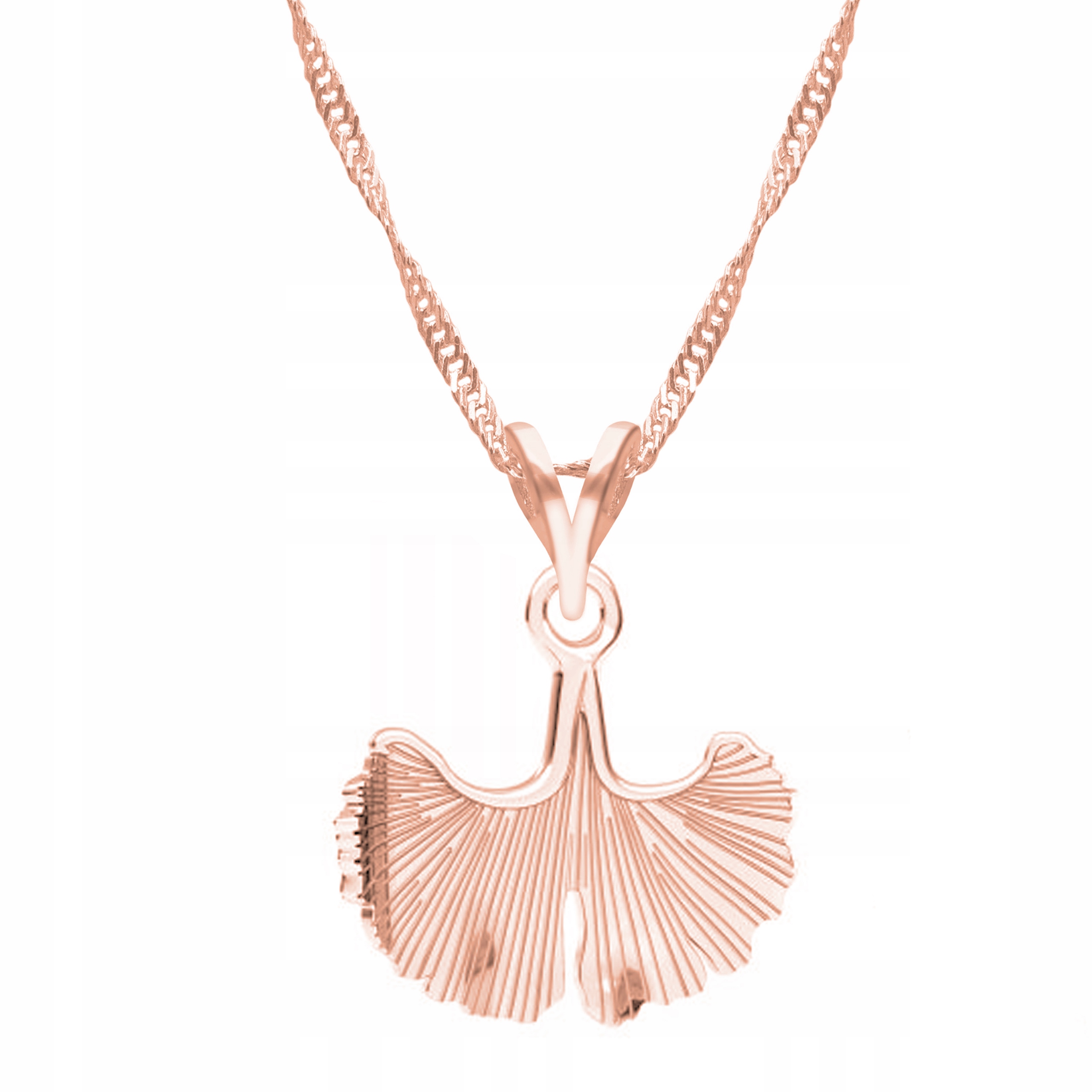 Řetízek zlatý náhrdelník 925 List Příroda Lístek