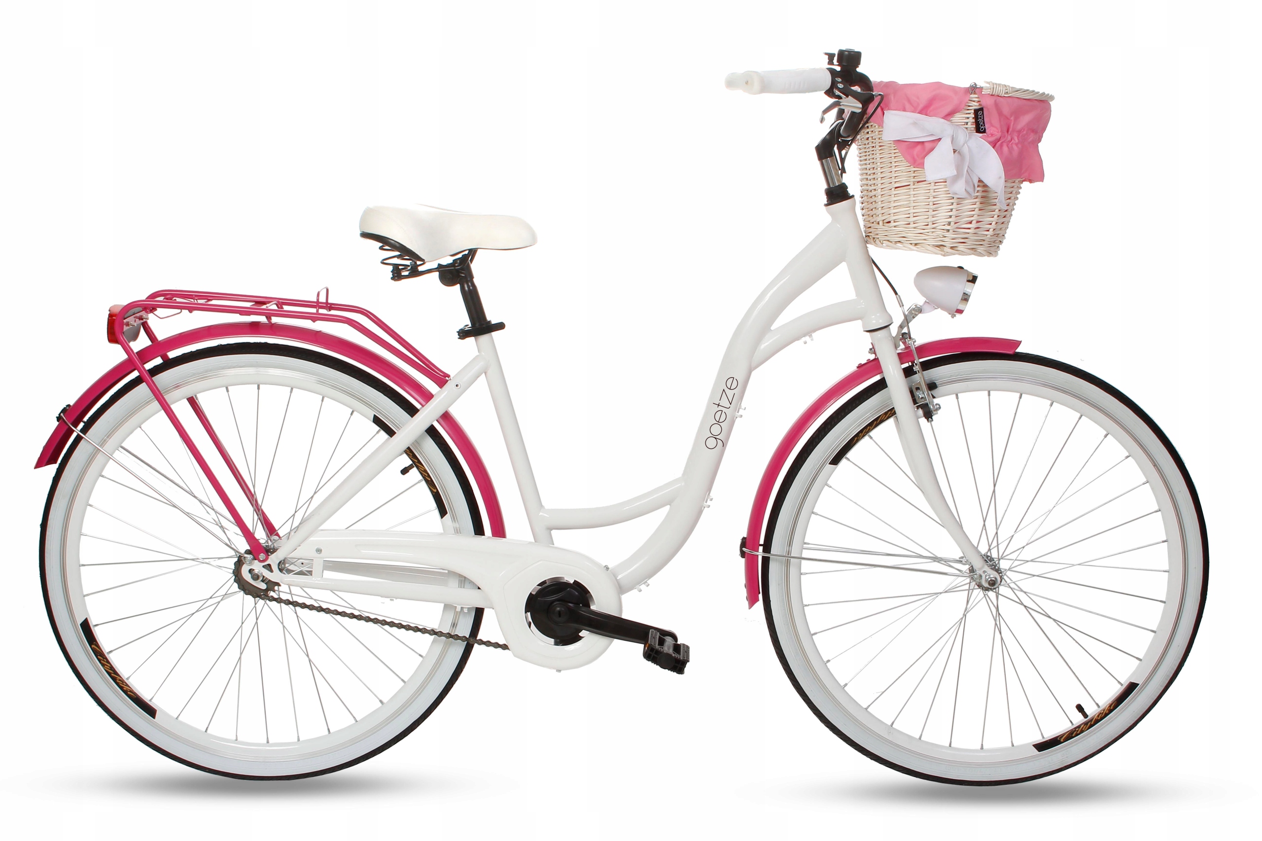 Rower miejski GOETZE Blueberry 28 +kosz DAMKA Marka Goetze