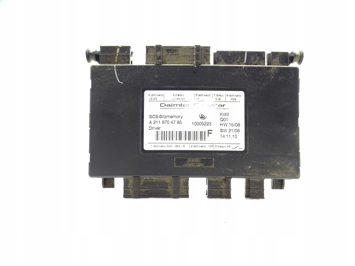 control unit module seat MERCEDES W211 W164 ML GL W251 A2118704785