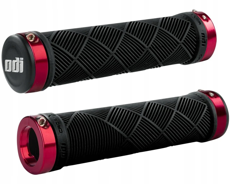 Gripy Chwyty Odi Cross Trainer Mtb Lock-On Najlepsze Medium 30mm Black/Red