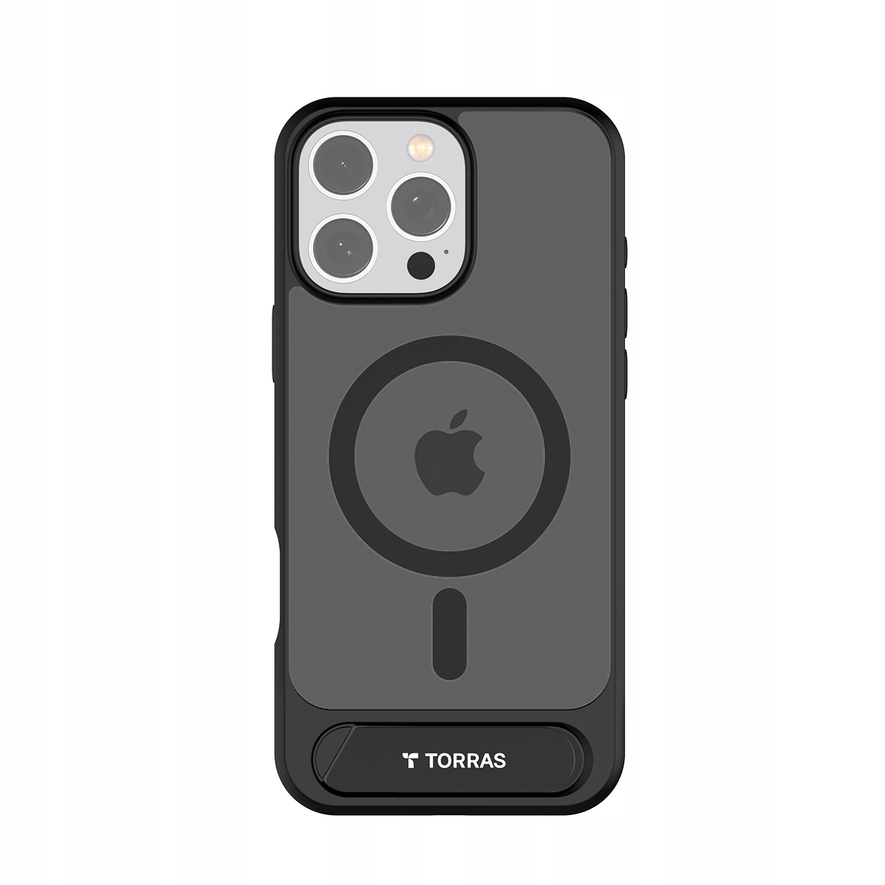Etui magnetyczne Torras Pstand Series iPhone 16 Pro (czarne) Torras