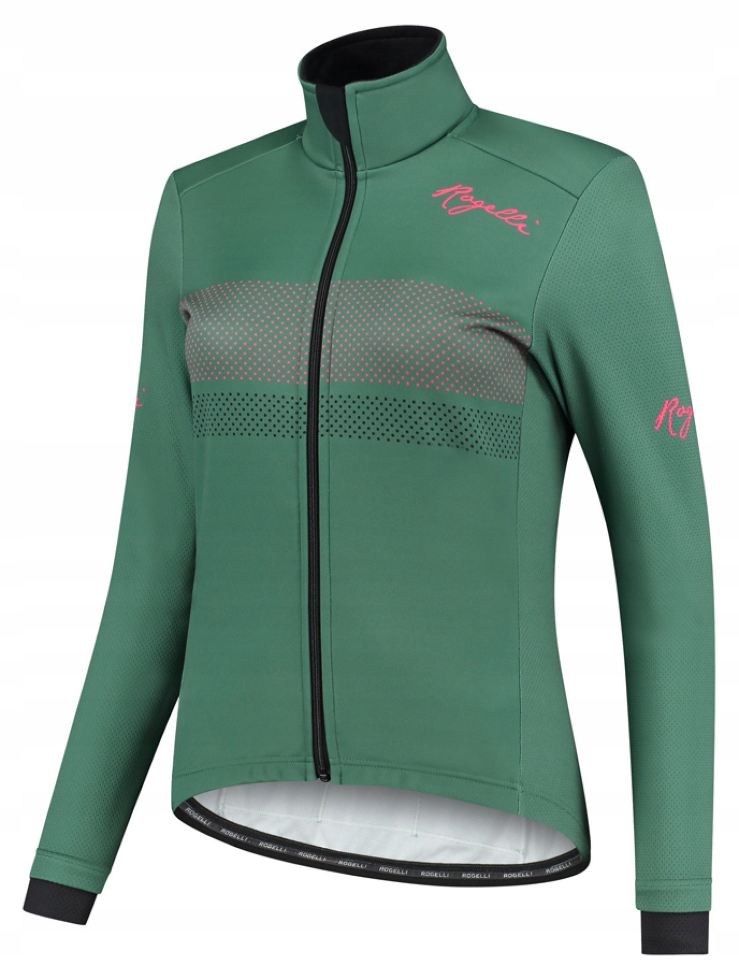 Rogelli Damska kurtka rowerowa, Ultralekka Purpose, zielona, ROG351084 Xs