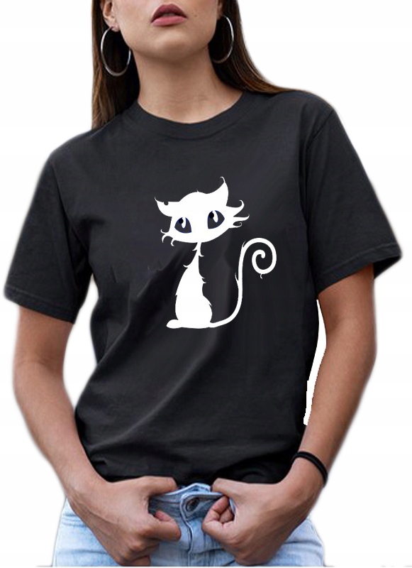 

Koszulka Damska T-Shirt z Nadrukiem Jaszczurka S