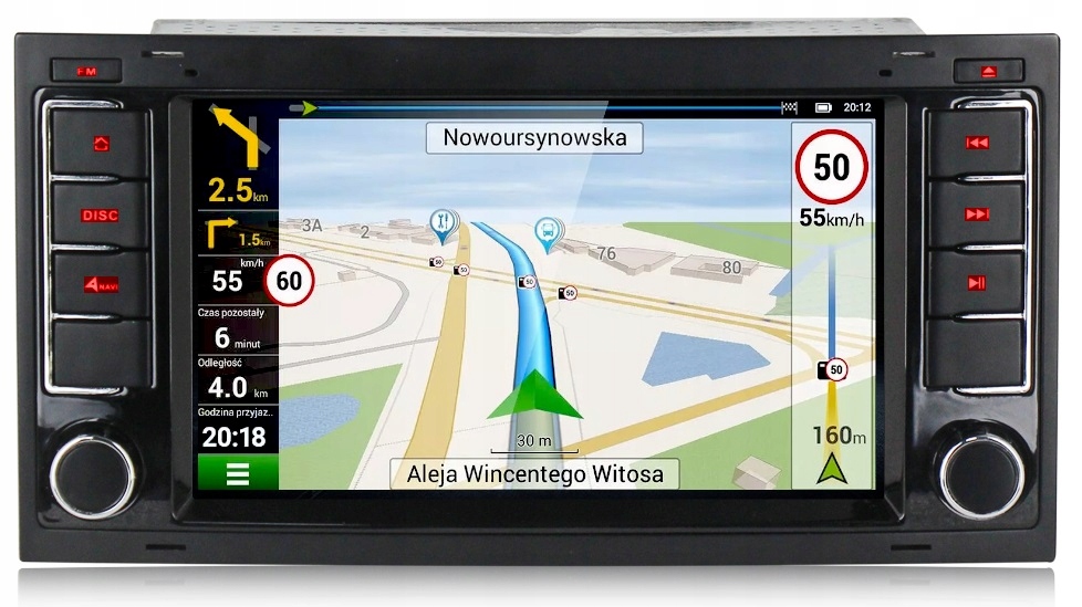RADIO GPS ANDROID VW MULTIVAN T5 TOUAREG CARPLAY WIFI USB 64GB MODEM SIM Rodzaje odtwarzanych nośników USB