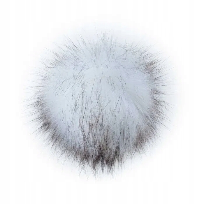 Pompon do czapki 18 cm Eko futro lis - Różne kolory - Producent