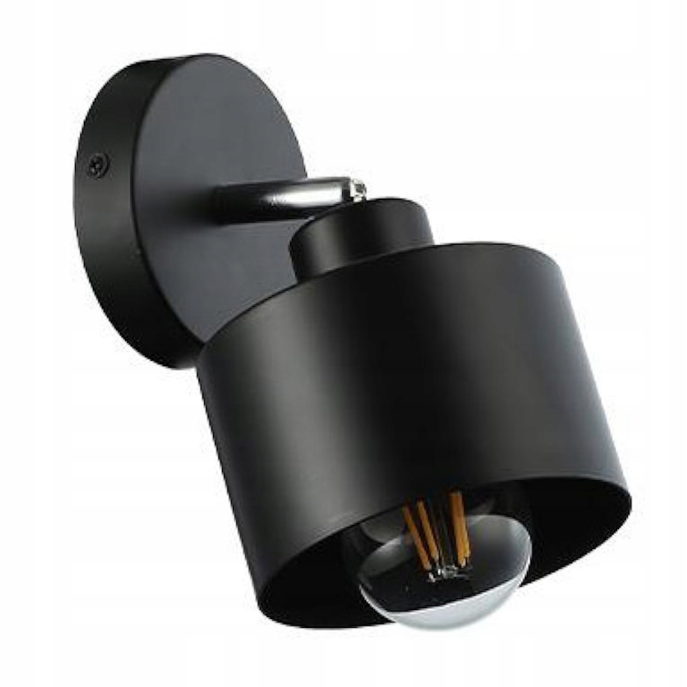 KINKIET ELZA LED CZARNY 35W STAL OBROTOWY 350 STOPNI