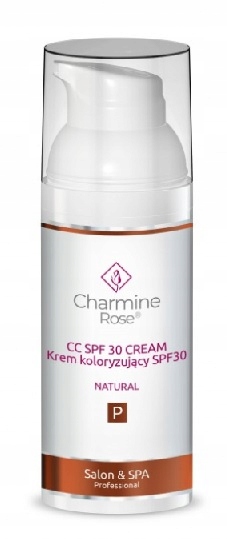CHARMINE ROSE Krem CC color control NATURAL 50ml SPF 30 jak podkład KULTOWY