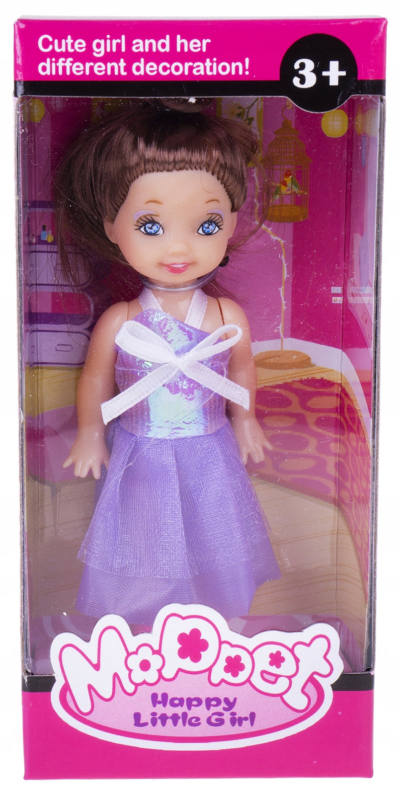 lalka w kloszu 10cm MoPPET — 3