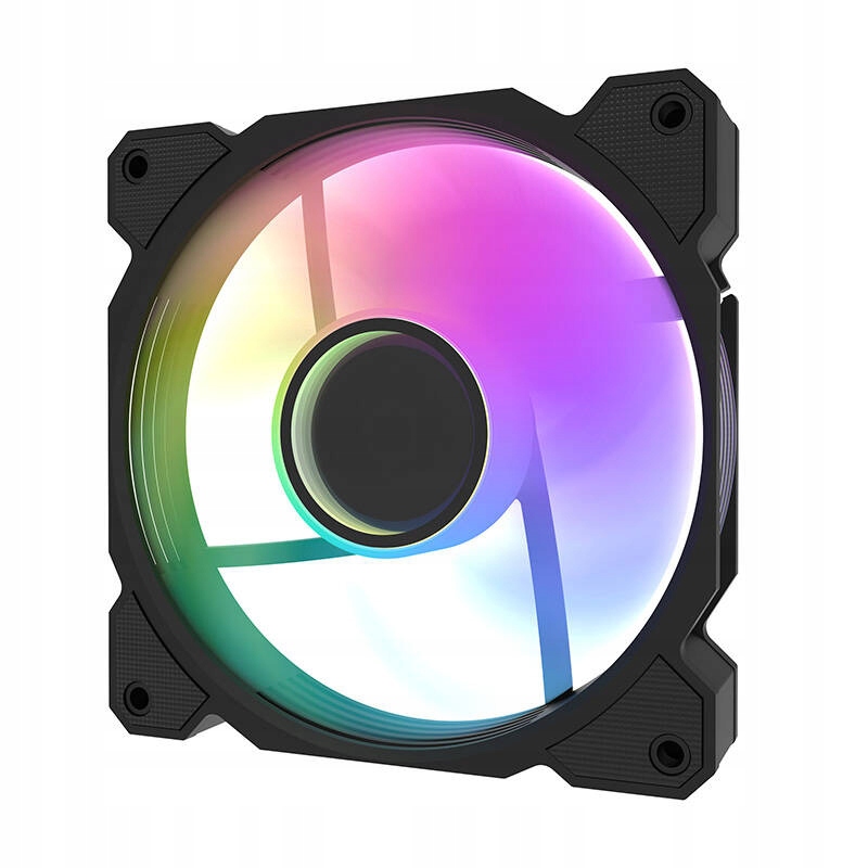 Wentylator Chłodzący Darkflash DR08 A-rgb Pwm, Czarny, Cichy 1600 Rpm