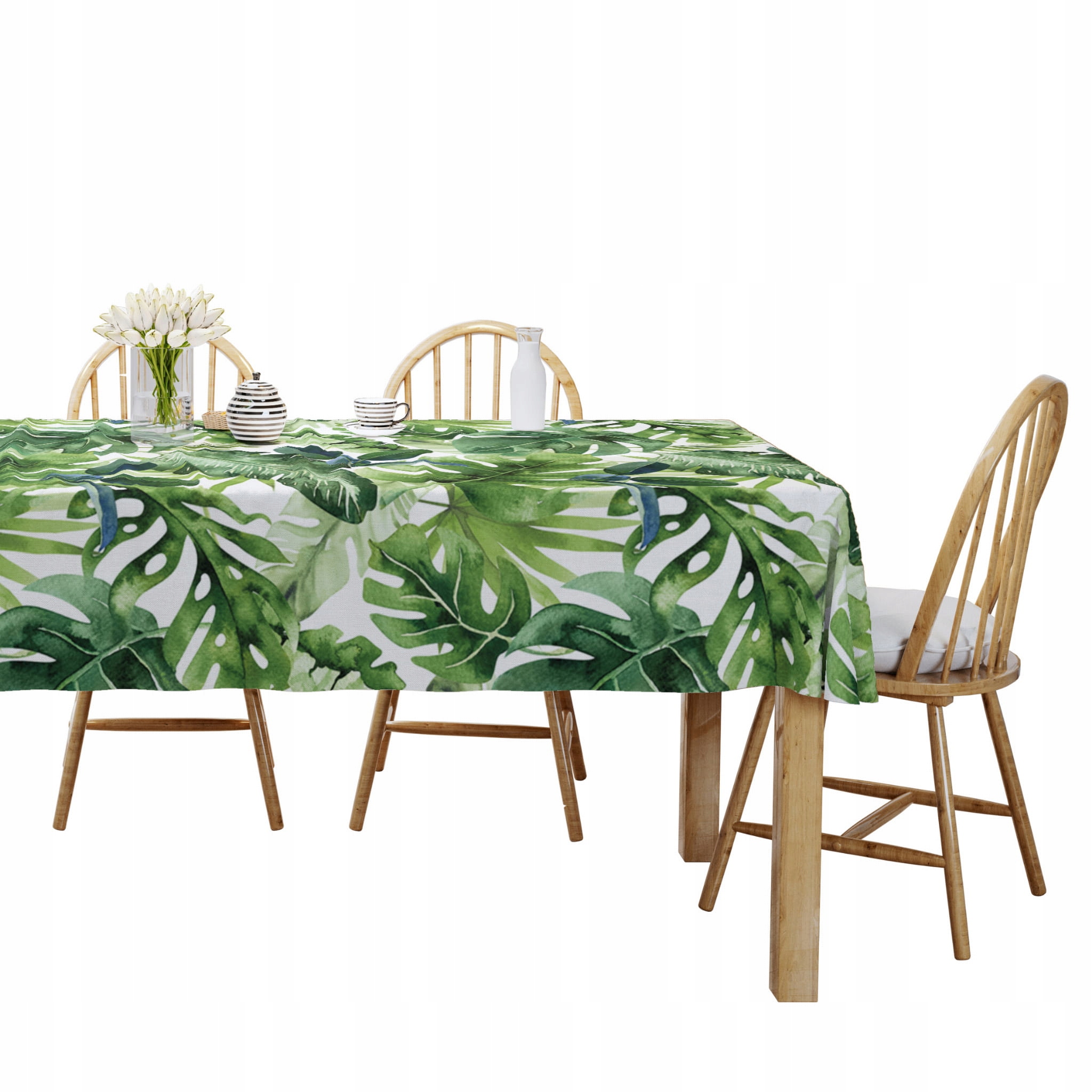 

Obrus Na Stół 140x240 Liście Monstera 4270A
