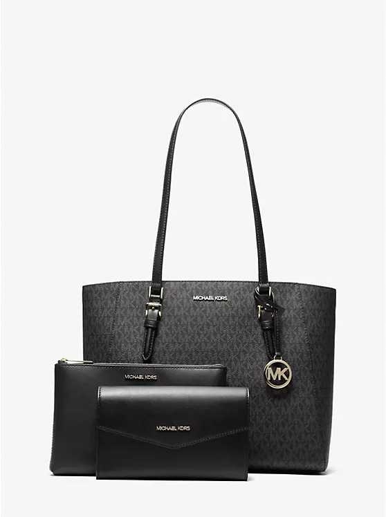 Michael Kors dámská kabelka velká a crossbody 3v1 Charlotte černá