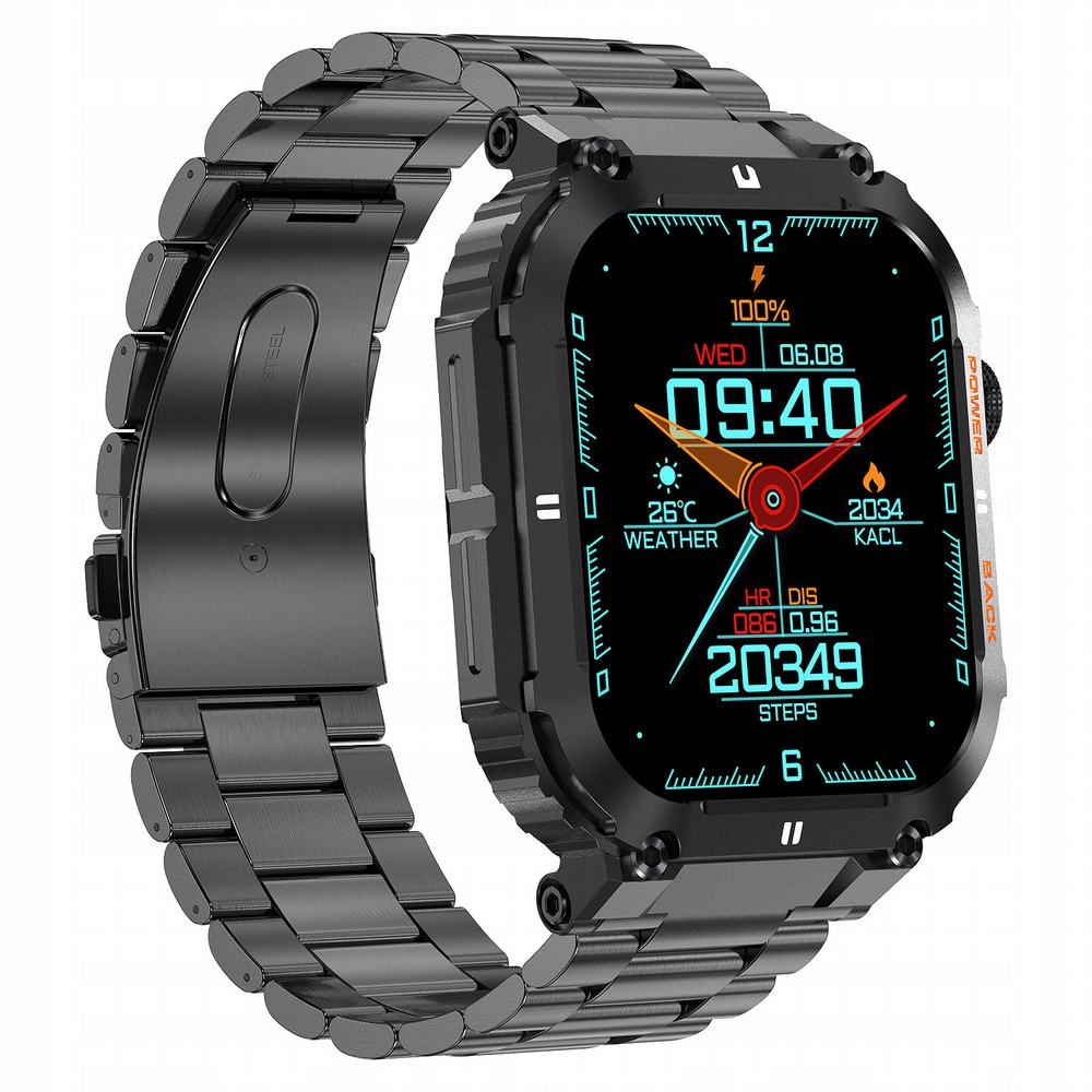 Pánské hodinky Chytré Hodinky Gravity Hovory Menu Pl Ultimate Black