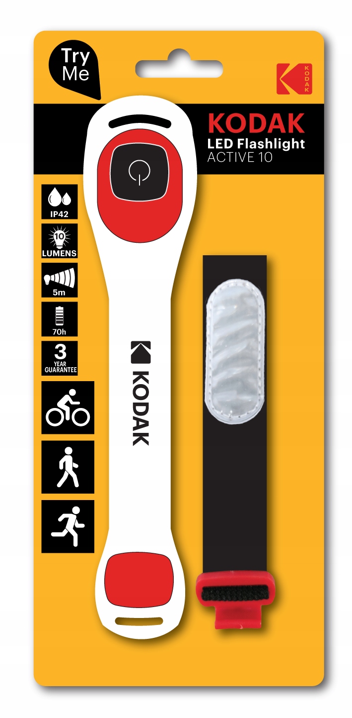Opaska Odblask Lampka LED do Biegania DLA Biegacza Rower LATARKA
