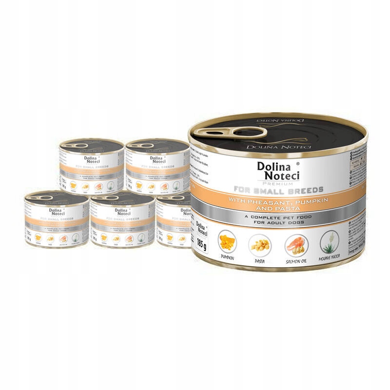 Levně Krmivo pro psy malých plemen Dolina Noteci Premium s bažantem 12 x 185 g