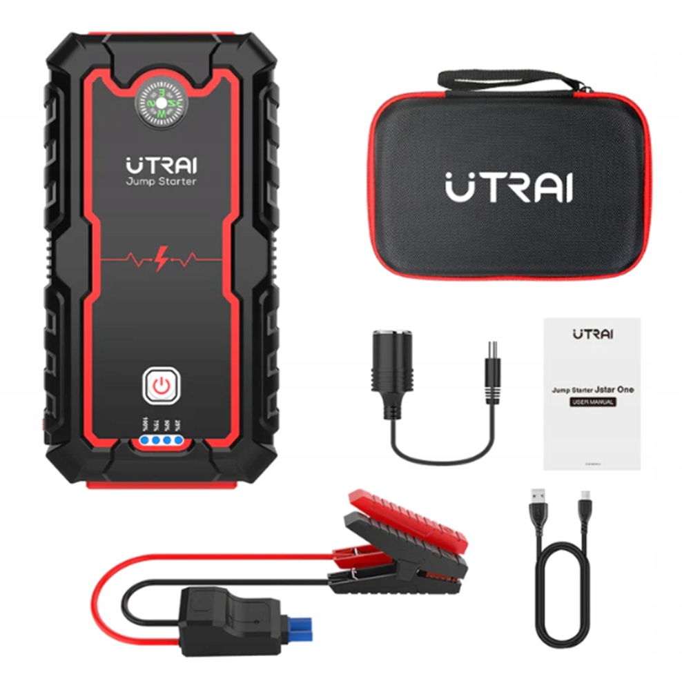 

5w1 Powerbank Booster Jump Starter 12V 2000A