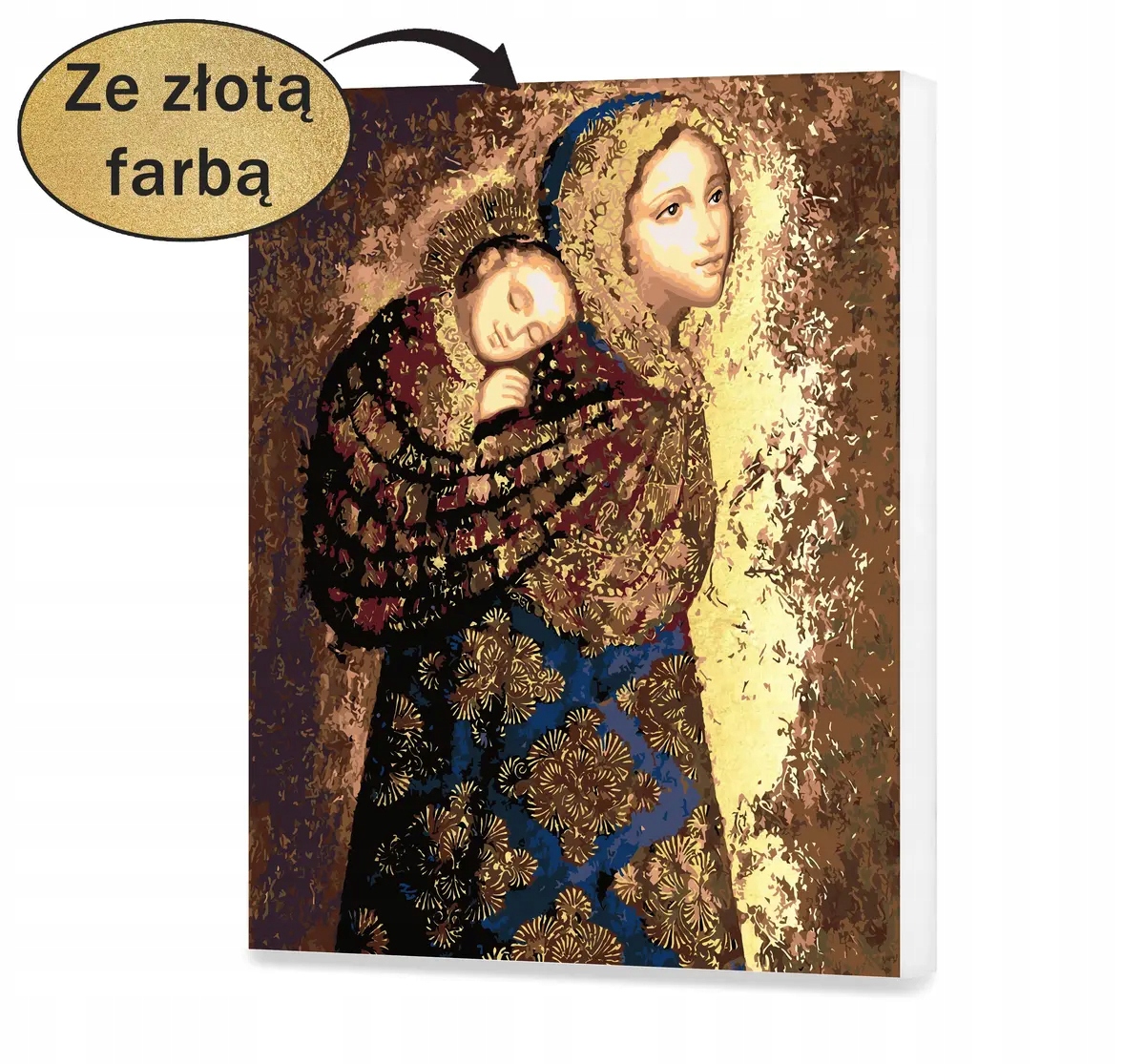 Ikona Panny Marie Obraz pro malování Sada 40x50