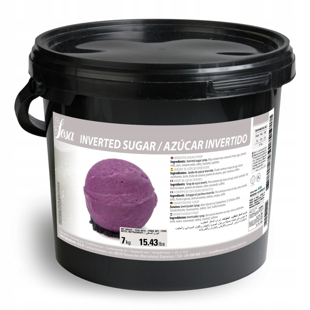 Cukier inwertowany w płynie Sosa 7kg
