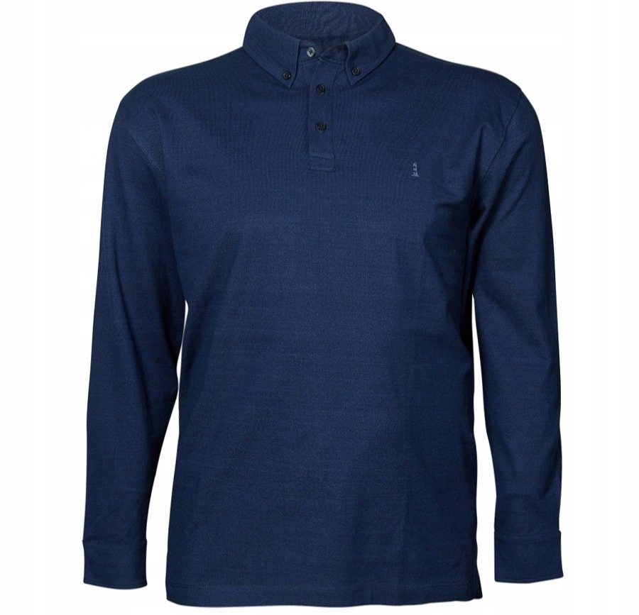 North 56 4 Velké Polokošile s dlouhým rukávem Námořnická Modrá 5XL obvod 160 cm